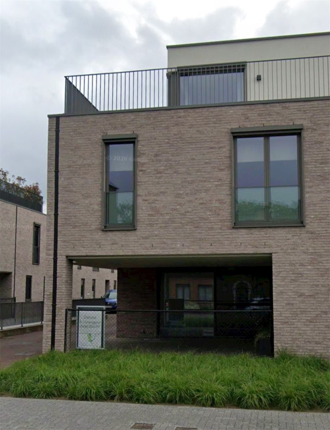 Het gebouw van de praktijk aan de Bormte 11A
